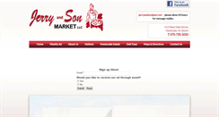 Desktop Screenshot of jerryandsonmarket.com